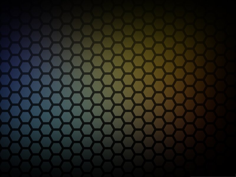 Hexagonal Pattern Gradient — Blue