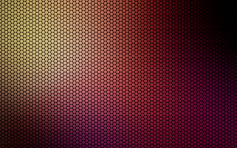 Hexagonal Pattern Gradient — Gold