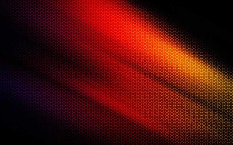 Hexagonal Pattern Gradient — Red, Dark
