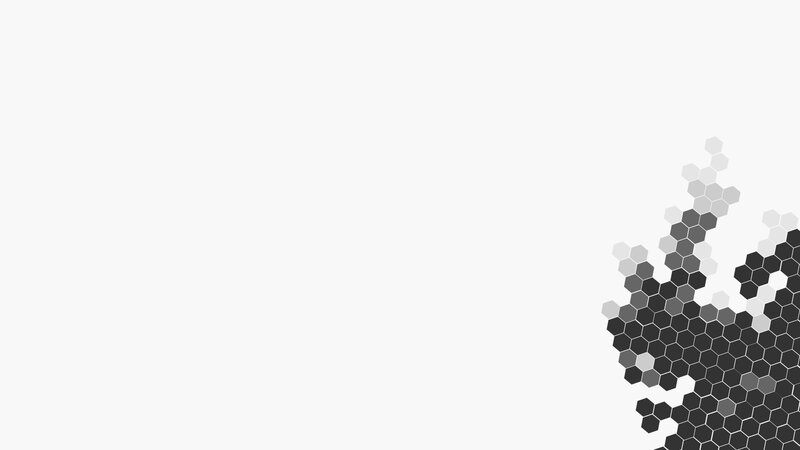 Hexagonal Pattern — Gray, Minimalist