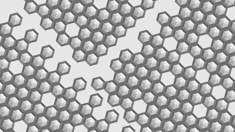 Hexagonal Pattern — Gray, Neutral, Abstract