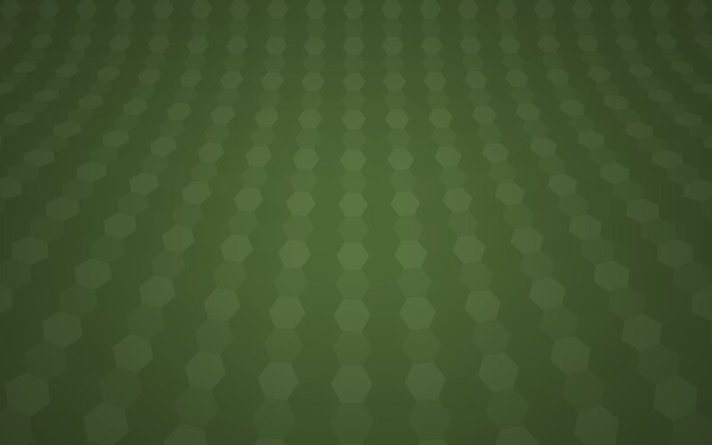 Hexagonal Pattern — Green