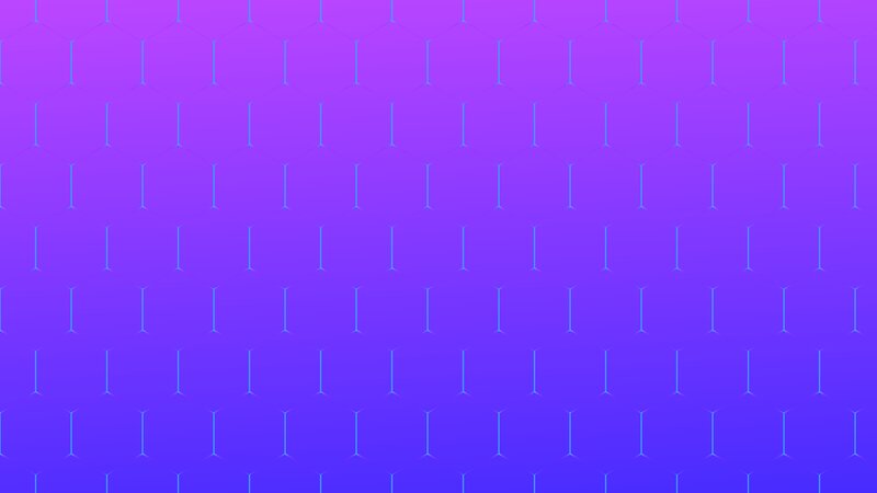 Hexagonal Pattern — Purple, Calm