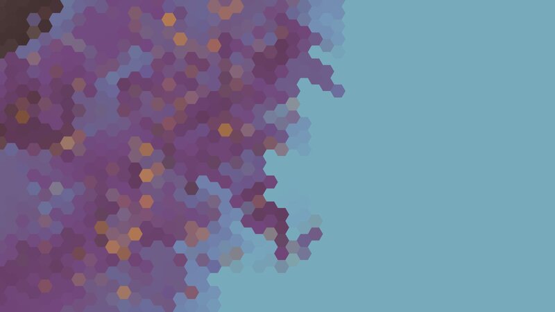 Hexagonal Pattern — Purple