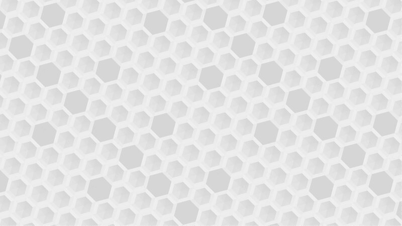 Hexagonal Pattern — White