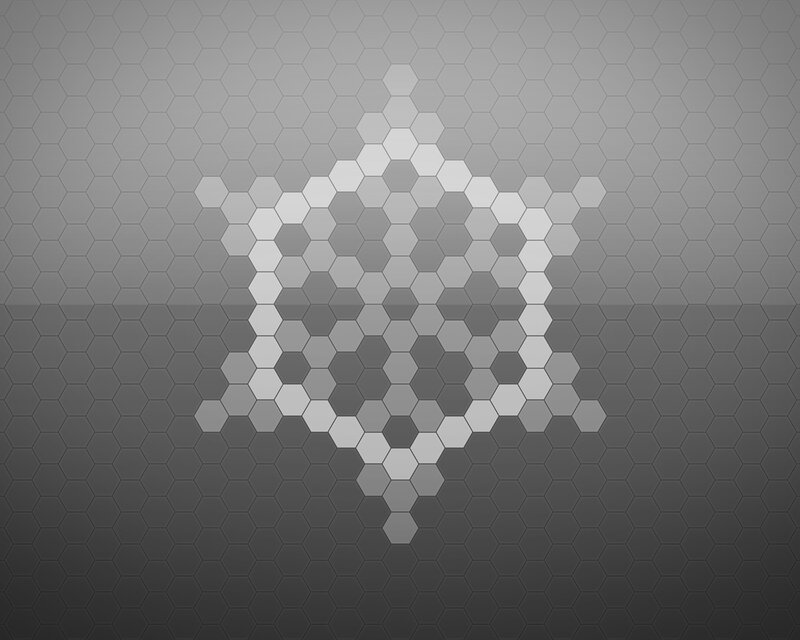 hexagonal pattern with gradient