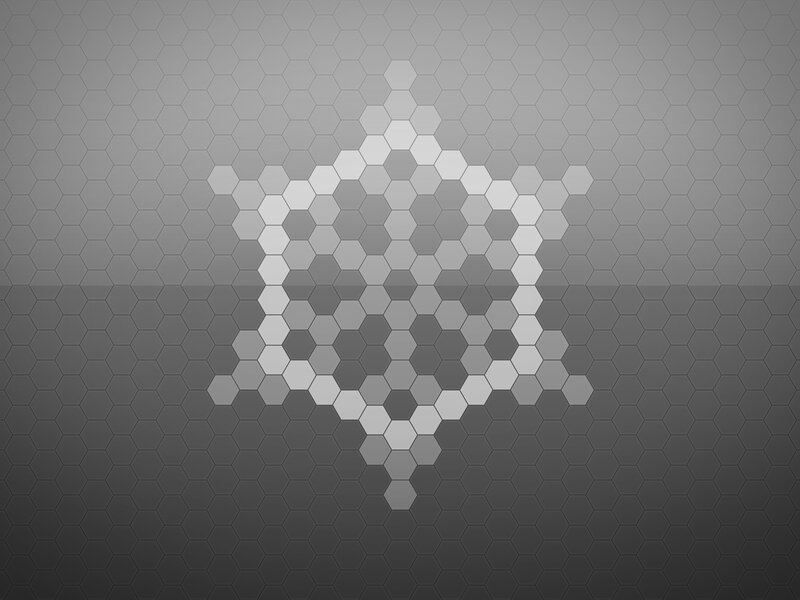 hexagonal pattern with gradient