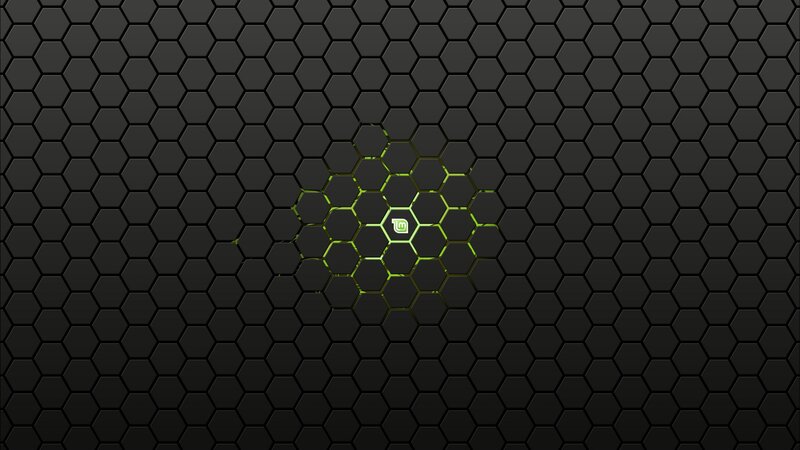 Hexagonal Pattern with Logo
