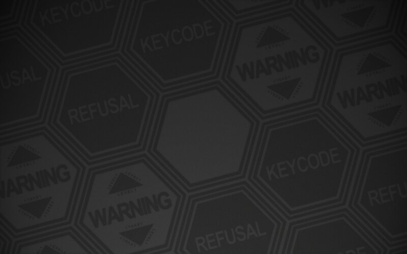 Hexagonal Pattern with Text — Gray, Neutral