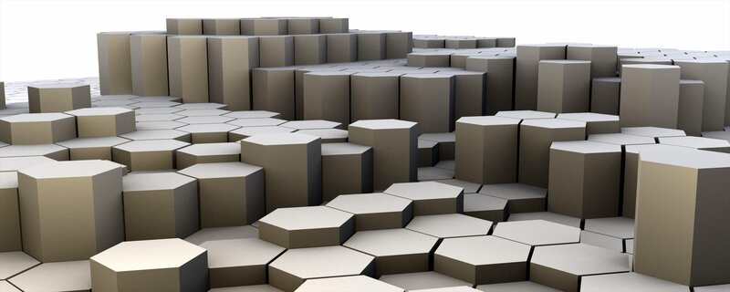 Hexagonal Pillars on Grid