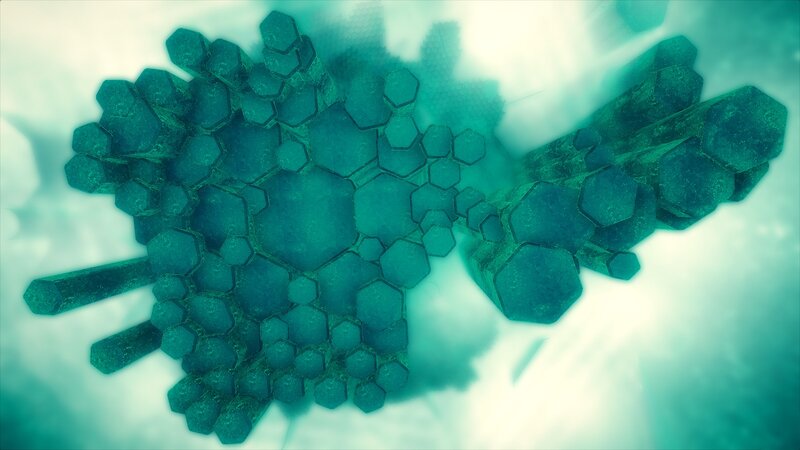 Hexagonal Rock Formation