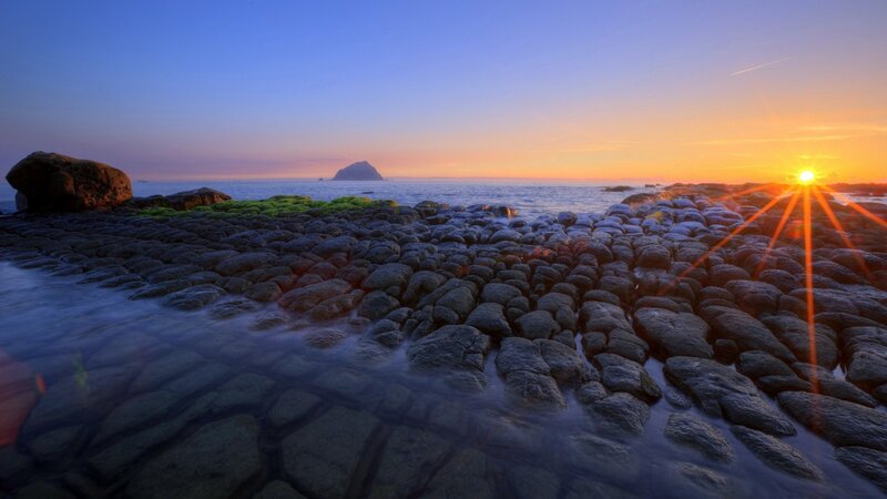 Hexagonal Rock Formations