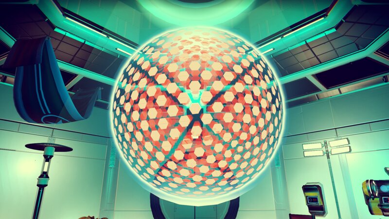 Hexagonal Sphere in Room