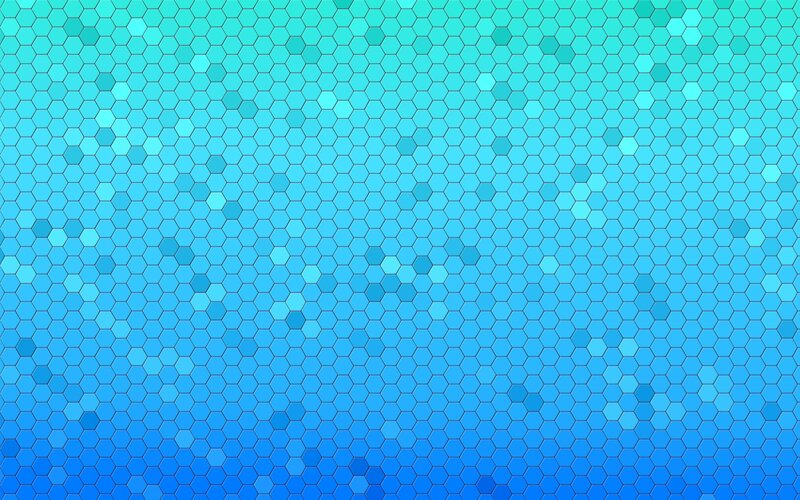 Hexagonal Tile Pattern — Blue, Calm, Abstract