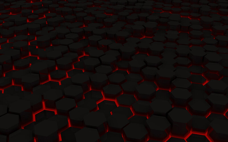Hexagonal Tiles with Lava