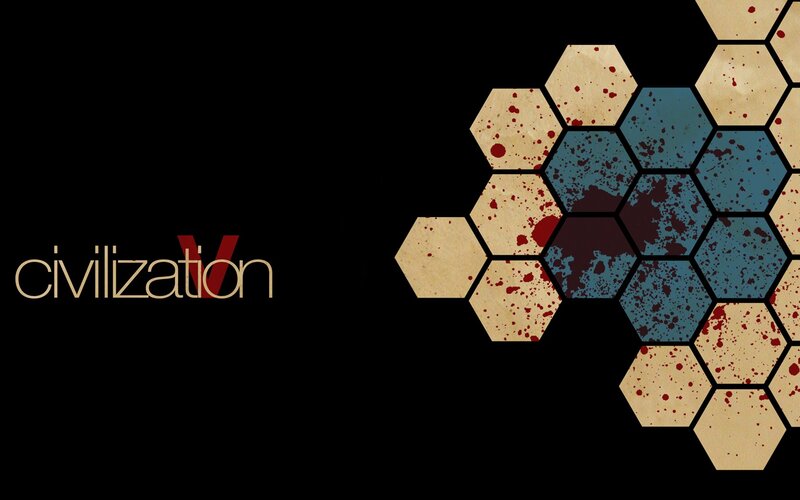 Hexagonal Tiles with Splatters