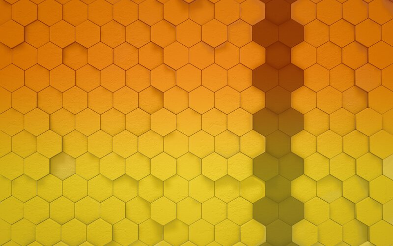 Hexagonal Wall Pattern