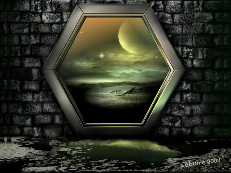 Hexagonal Window View
