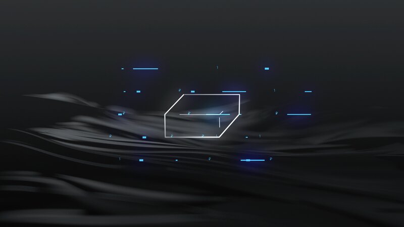 Hexagonal Wireframe Box