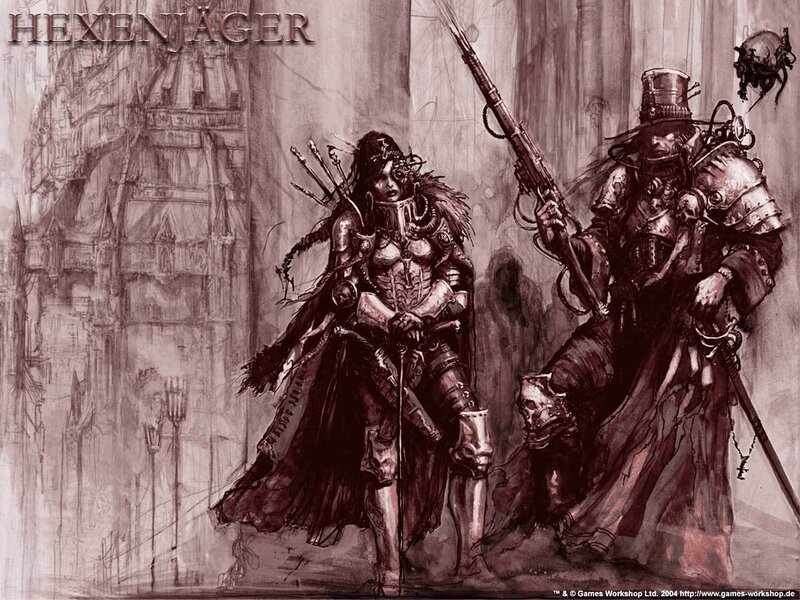 Hexenjäger characters artwork
