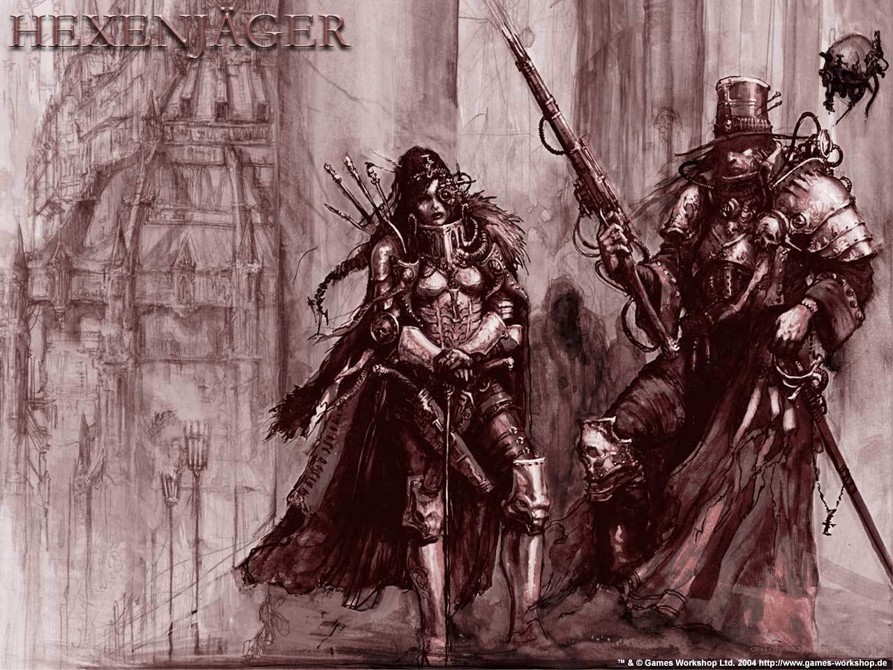 Hexenjäger characters artwork