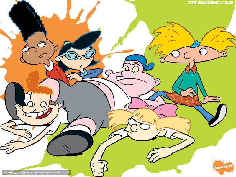 Hey Arnold! characters in action