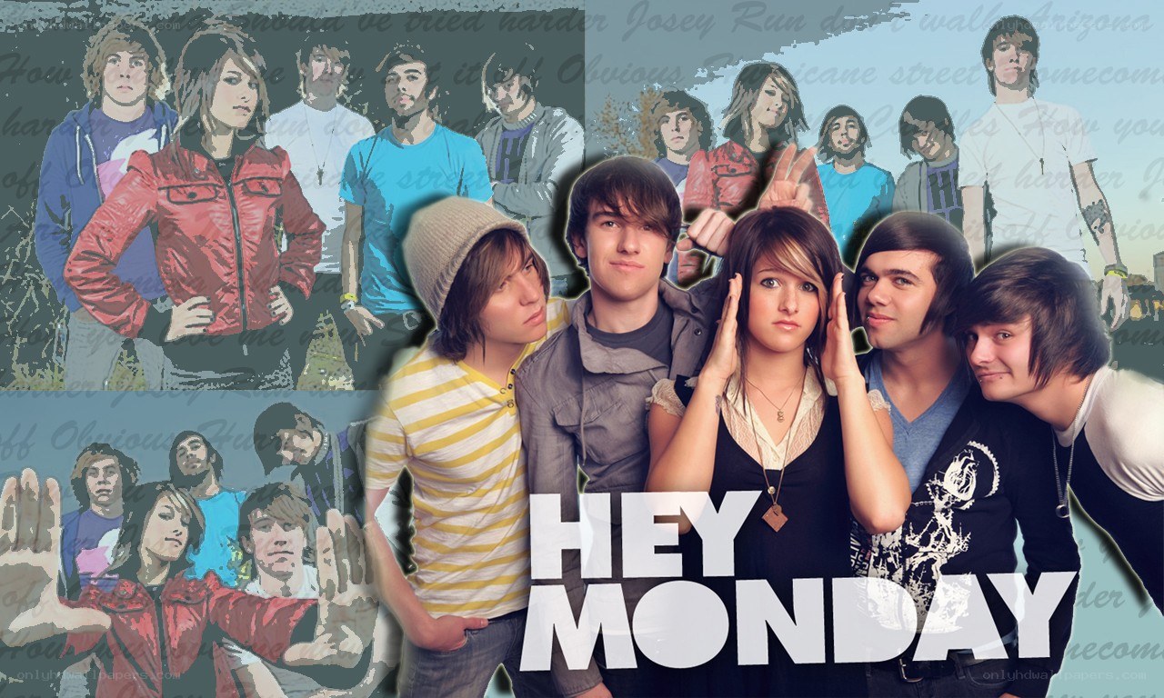 Hey Monday band collage