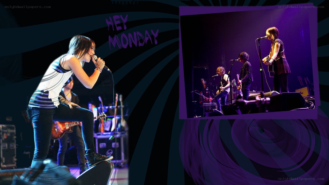 Hey Monday band performing