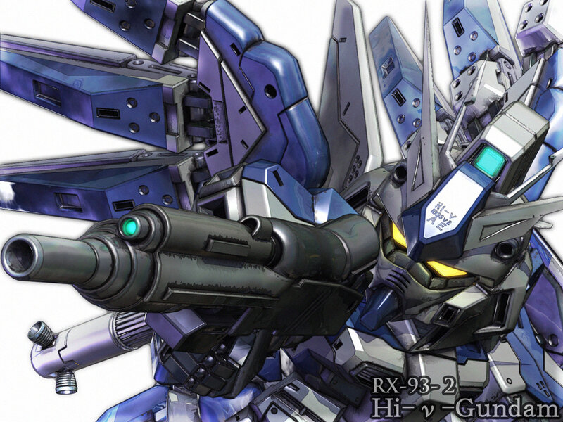 Hi-ν Gundam close-up