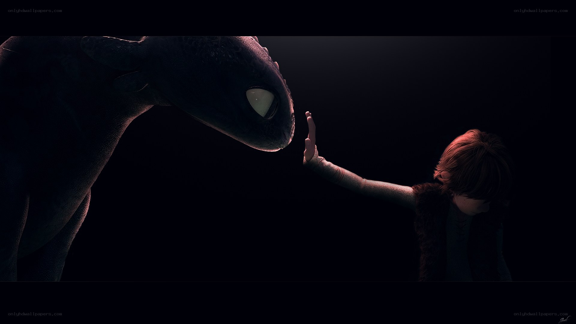 Hiccup and Toothless moment