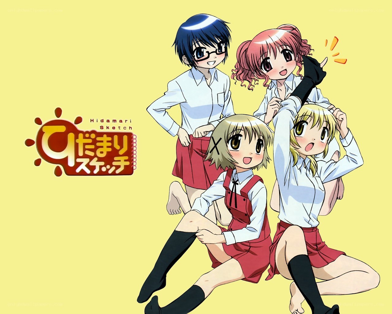 Hidamari Sketch characters