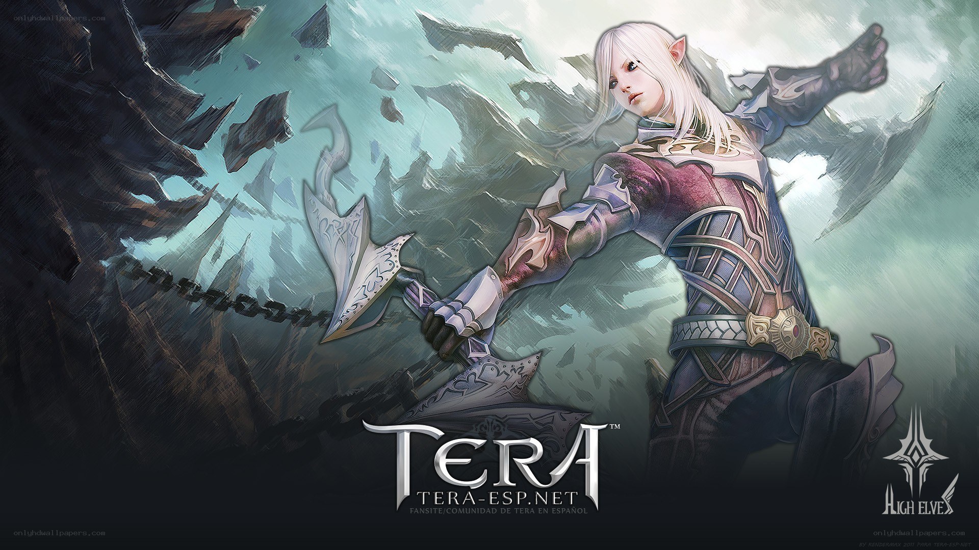High Elf Warrior in Tera
