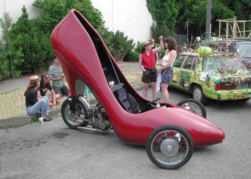 high-heeled car vehicle
