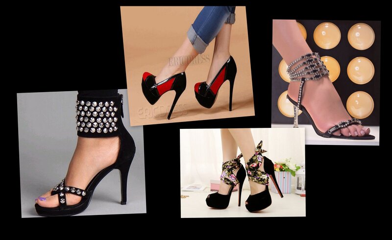High-heeled Sandals