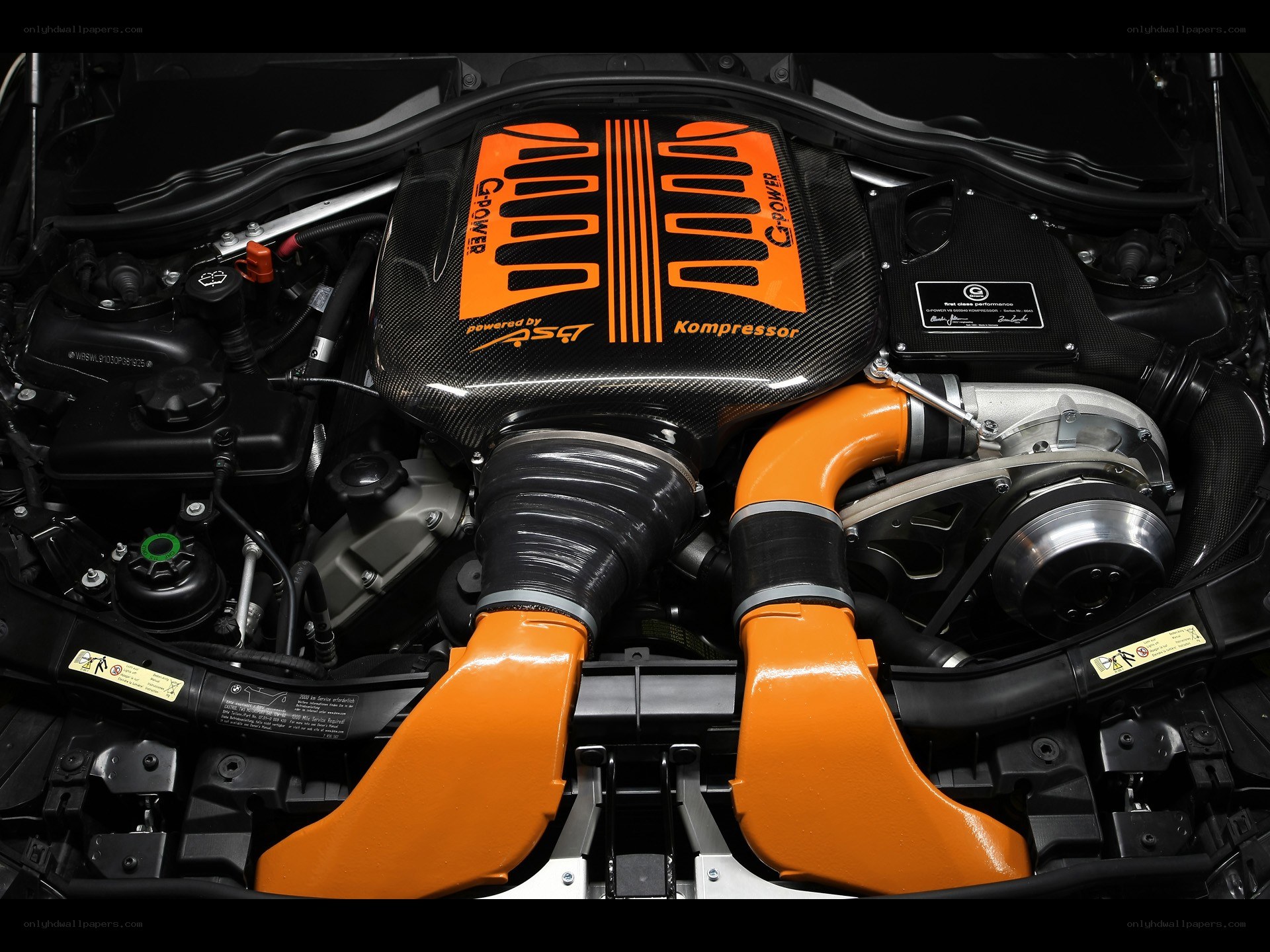 high-performance car engine