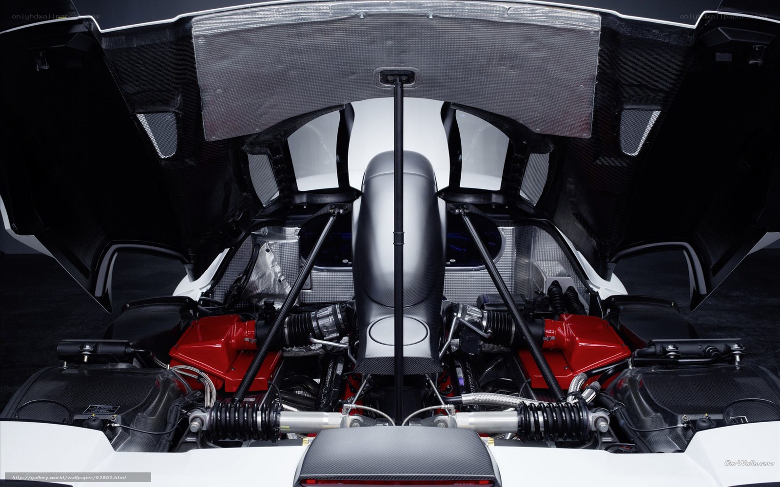high-performance car engine