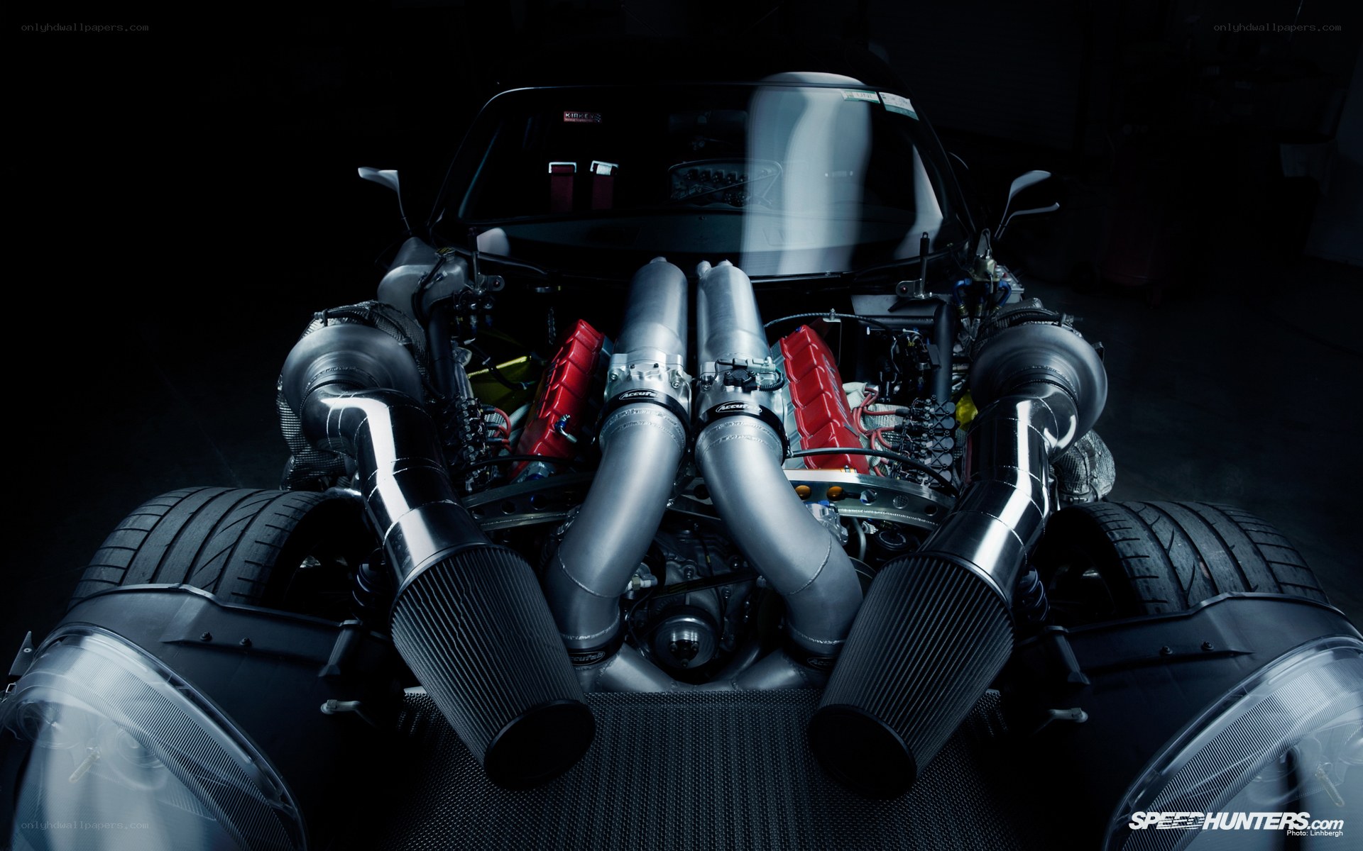 high-performance car engine