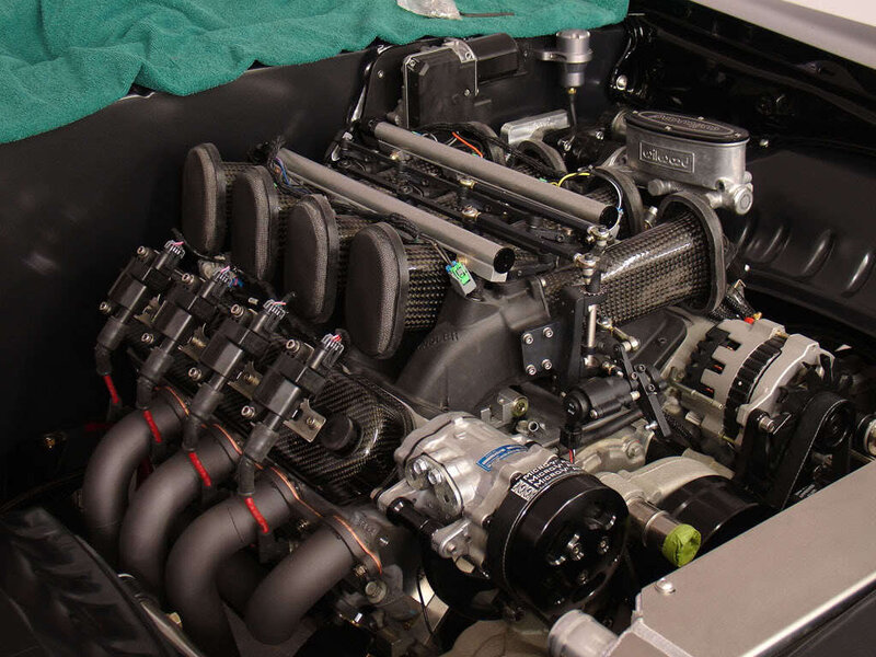 high-performance car engine