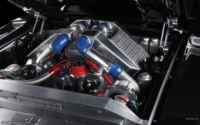 high-performance car engine
