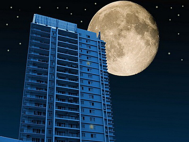 High-rise Building at Night