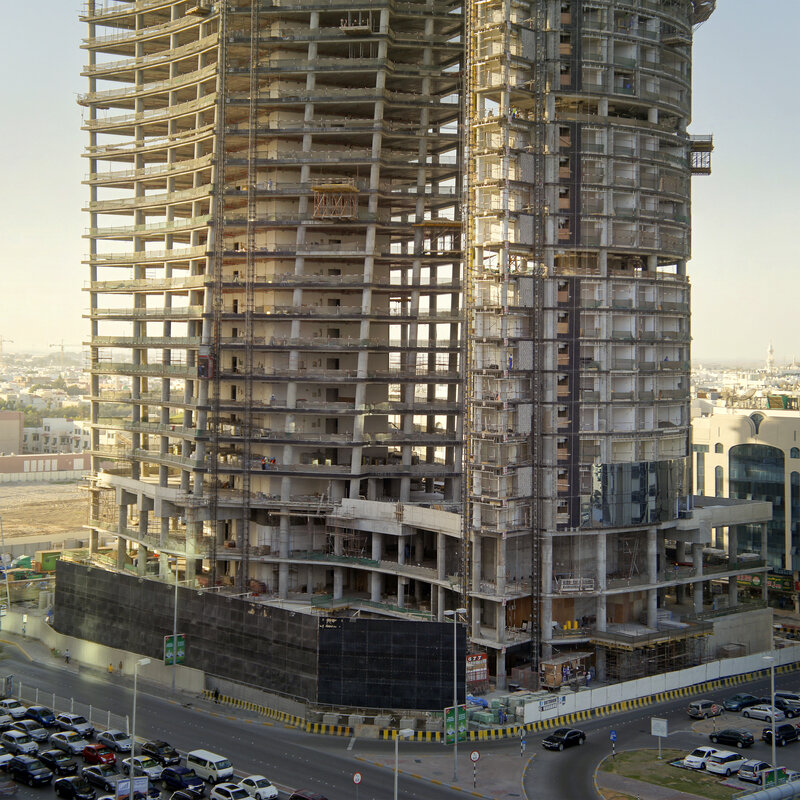 High-rise building under construction