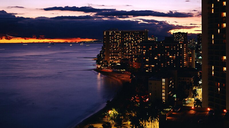 High-rise Buildings at Dusk