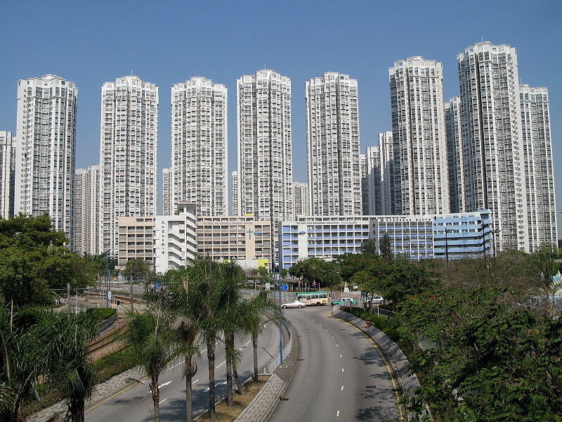 High-rise buildings in Hong Kong
