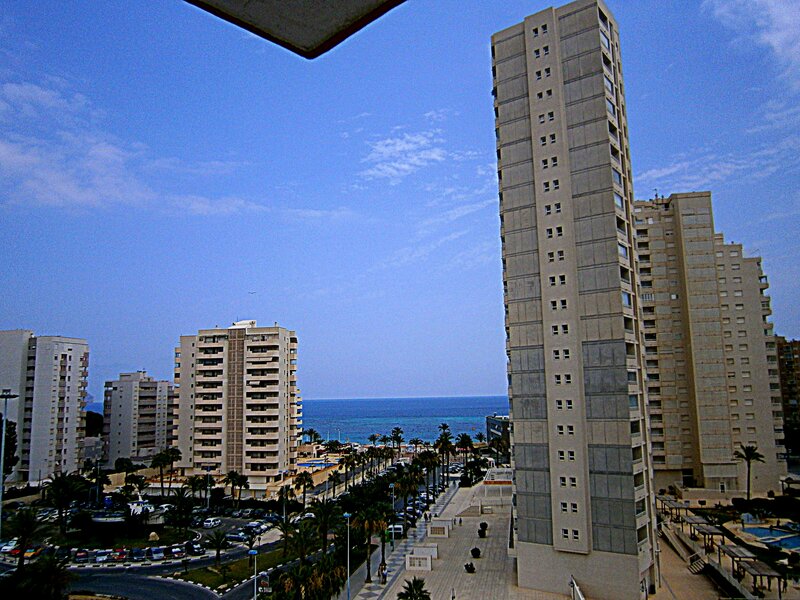 High-rise buildings near the sea