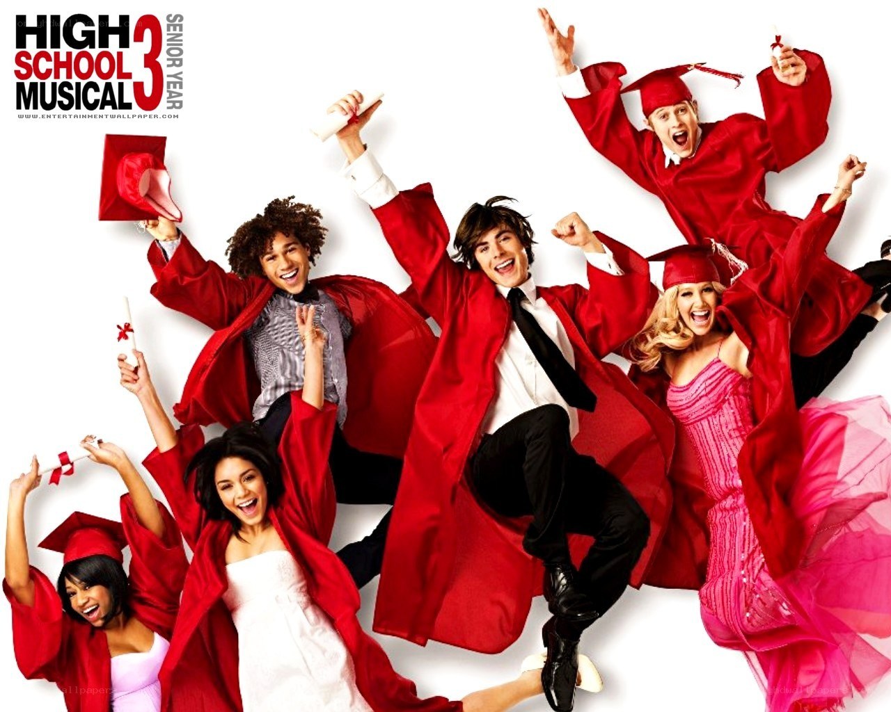 High School Musical 3 cast celebrating