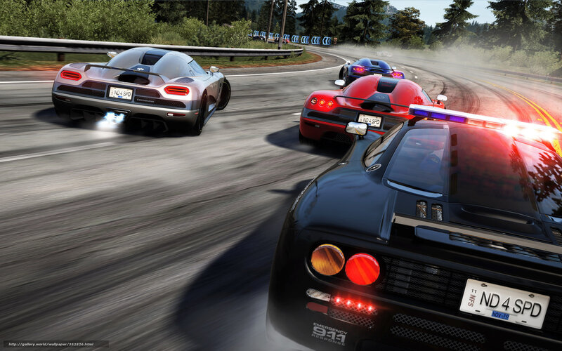 high-speed car chase