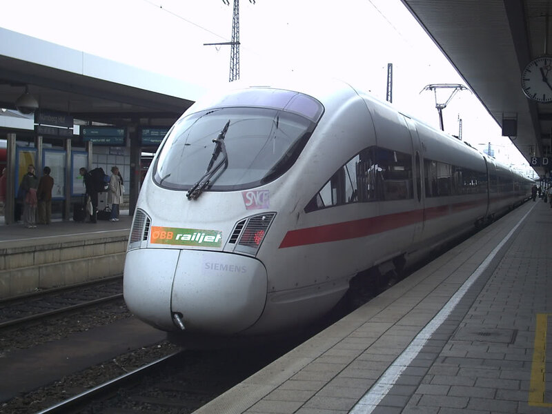 High-speed Train at Station — White, Calm
