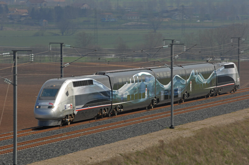 High-speed Train — Silver, Calm