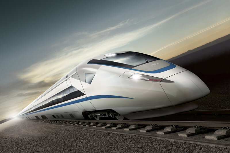 High-speed Train — White, Dramatic