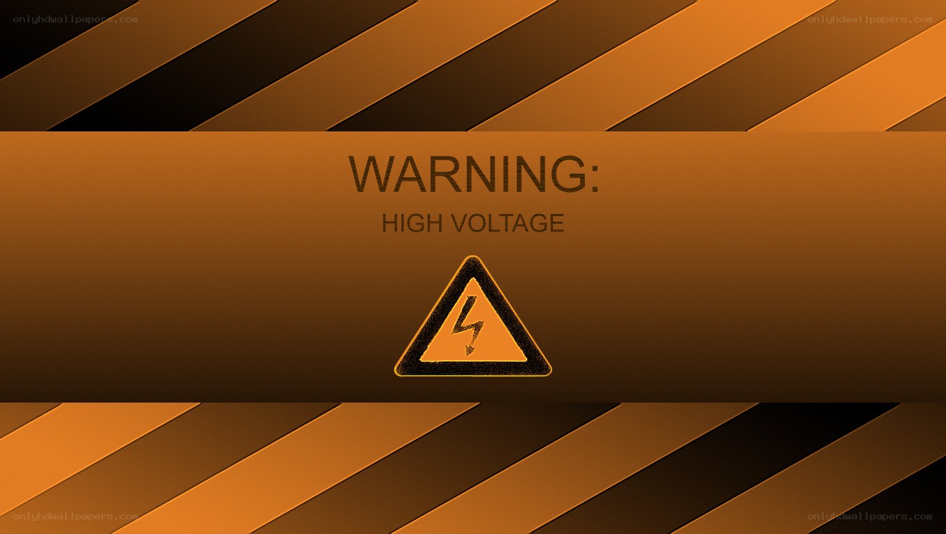 High Voltage Warning Sign